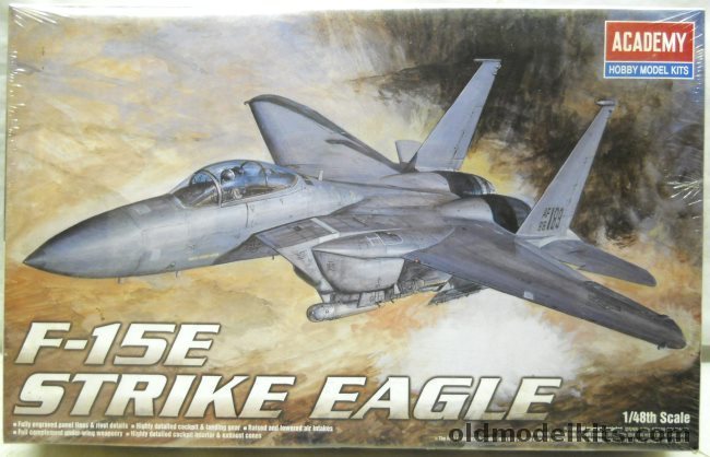 Academy 1/48 F-15E Strike Eagle With ASAT Missile, 1687 plastic model kit